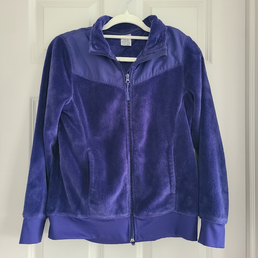 Athletic Works Fuzzy Zip Up Jacket